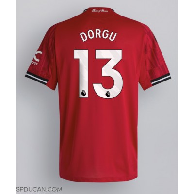Muški Nogometni Dres Manchester United Patrick Dorgu #13 Domaci 2025-26 Kratak Rukav Muški Nogometni Dres Manchester United Patrick Dorgu #13 Domaci 2025-26 Kratak Rukav